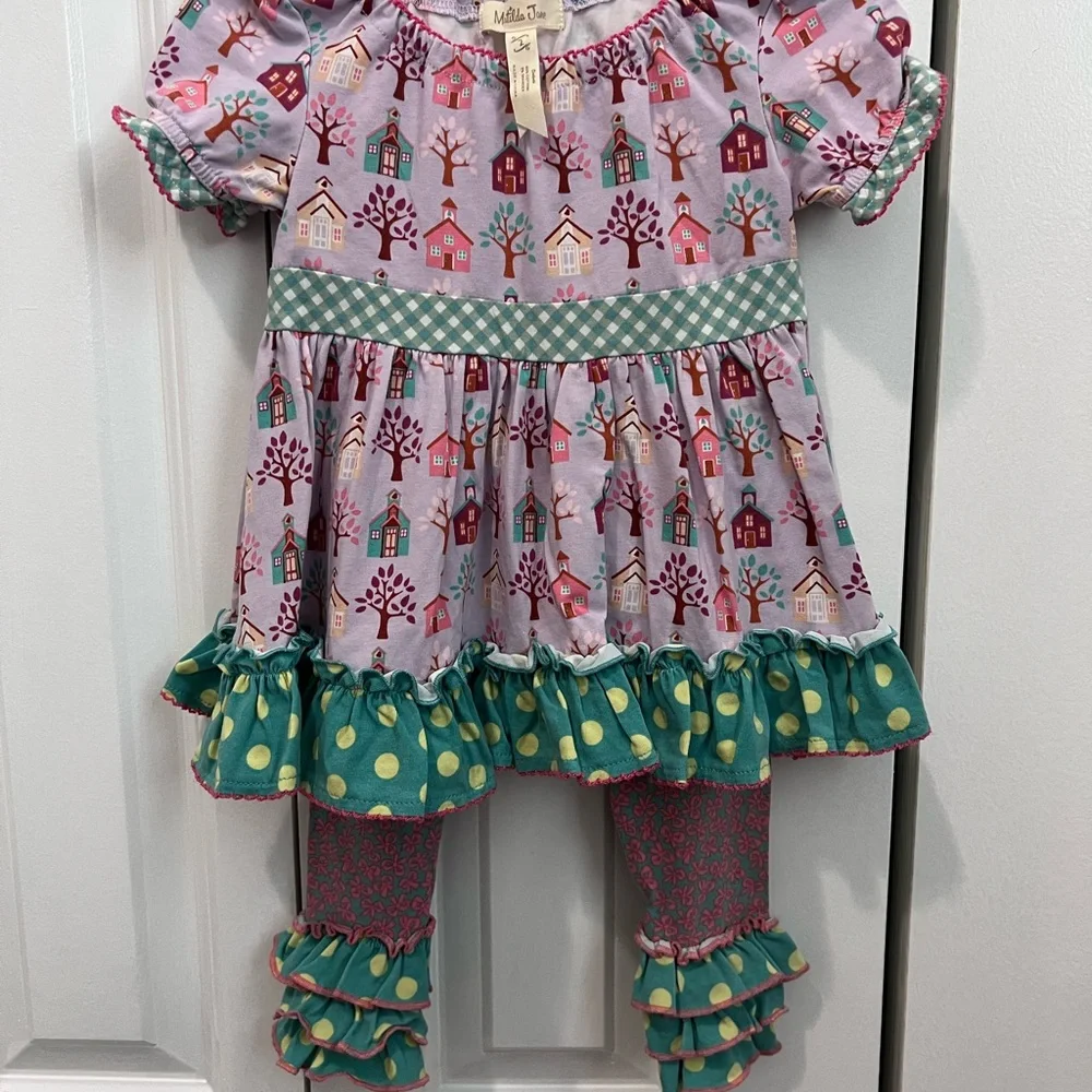 Matilda Jane - Fall 16’ Top & Flutter Leggings 2t - Picture 2 of 12